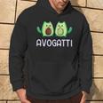 Avogato Avogatti Avocado Gatti Felpa con cappuccio Estilo de vida