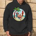 Babbo Natale Renna Spiaggia Costume Da Bagno Palme Natale Felpa con cappuccio Estilo de vida