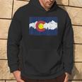 Bandiera Del Colorado Felpa con cappuccio Estilo de vida