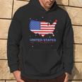 Bandiera Stati Uniti D'america Statua Della Libertà A Felpa con cappuccio Estilo de vida