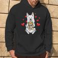 Berger Blanc Suisse Dog Swiss Shepherd Dog Kapuzenpullover Lebensstil