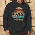 Bester Opa Der Weltintage Retro Kapuzenpullover Lebensstil