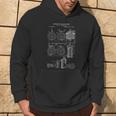 Birra Brewing Brewery Brewery Blueprint Brewer Regalo Felpa con cappuccio Estilo de vida
