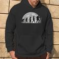 Caminante Evolución Luna Montaña Caminata Escalada De Roca Sudadera Estilo de vida