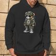 Camo Hip Hop Teddy Bear Camouflage Hoodie Lifestyle