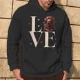 Carino I Love My Chocolate Lab Labrador Retriever Marrone Felpa con cappuccio Estilo de vida