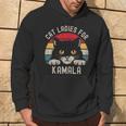 Cat Ladies Per Kamala Harris 2024 Retro Kitty Cats Amante Felpa con cappuccio Estilo de vida