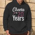 Cheers To 20 Years 20° Compleanno Nato Nel 2003 Felpa con cappuccio Estilo de vida