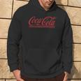 Coca-Cola Distressed Cursive Logo Kapuzenpullover Lebensstil