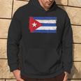 Con Bandiera Cubana Cuba Patrimonio Patriotticointage Grafica Felpa con cappuccio Estilo de vida