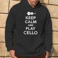 Con Scritta Keep Calm And Play Felpa con cappuccio Estilo de vida
