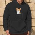 Corgi Gallese In Tasca Carina Tasca Gallese Corgi Felpa con cappuccio Estilo de vida