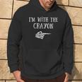 Im With The Crayon Matching Partner Couple Costume Halloween Hoodie Lifestyle