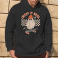 Creep It Real Skateboarding Ghost Retro Halloween Costume Hoodie Lifestyle