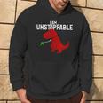Cute & I Am Unstoppable T-Rex Dinosaur Felpa con cappuccio Estilo de vida