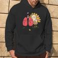 Cute Turkey Lung Respiratory Therapist Autumn Thanksgiving Hoodie Lifestyle