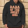 Dada Of The Sweet One Peach 1St Birthday On Peach Hoodie Lifestyle