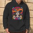 De Los Muertos La Catrina Sugar Skull Kapuzenpullover Lebensstil