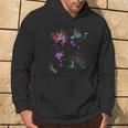 Unico Con Schizzi Diernice Colorata Felpa con cappuccio Estilo de vida