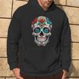 Dia De Los Muertos Decorative Mexican Head Sugar Skull Kapuzenpullover Lebensstil