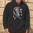Dia De Los Muertos Divertente Giorno Dei Morti Teschi Appesi Felpa con cappuccio Estilo de vida