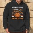 Die Besten Tagen Beginnen Mit Franzbrötchen & Kaffee Hamburg Kapuzenpullover Lebensstil