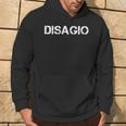 Disagio Simpatica Scritte Divertenti Ed Ironiche Felpa con cappuccio Estilo de vida