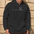 Divertente Edgar Allan Poe Heartbeat Letterario Inglese Regalo Felpa con cappuccio Estilo de vida