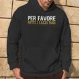 Divertente Uomo Donna Con Frase Ironica Cazzi Tuoi Felpa con cappuccio Estilo de vida