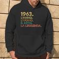 Divertenti Compleanno Uomo Annointage 1963 Felpa con cappuccio Estilo de vida