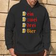 Donna Ein Zwei Drei Bier Boccale Da Birra Divertente Per Oktoberfest Con Collo A Felpa con cappuccio Estilo de vida