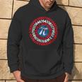 Donna Matematico Capitano Pi Supereroe Matematica Nerd Geek Pi Giorno Con Collo A Felpa con cappuccio Estilo de vida