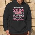 Donna Pensionata 2024 Regalo Pensione Donna Collegaa In Pensione Con Collo A Felpa con cappuccio Estilo de vida