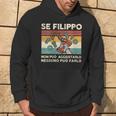 Donna Se Filippo Non Può Aggiustarlo Nessuno Può Farlo Con Collo A Felpa con cappuccio Estilo de vida