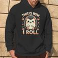 Donna Simpatica Camicia Riccio This Is How I Roll Hedgehog Lover Con Collo A Felpa con cappuccio Estilo de vida
