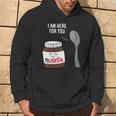 Donnaalentine Nutella Da Uomo Con Scritta In Lingua Tedesca Con Collo A Felpa con cappuccio Estilo de vida