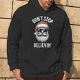 Don't Stop Believing Santa Claus Christmas Boys Hoodie Lifestyle