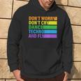 Don't Worry Don't Cry Dance Techno And Fly Rave Music Felpa con cappuccio Estilo de vida