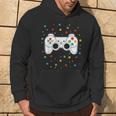 Dot Video Game Gamer Colorful Polka Dot Boy Kid N Youth Hoodie Lifestyle