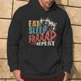 Eat Sleep Braap Repeat Trike Bike Moto Triker Felpa con cappuccio Estilo de vida