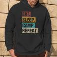 Eat Sleep Camp Repeat -Intage Outdoor Camping Camper Kapuzenpullover Lebensstil