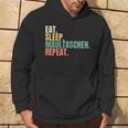 Eat Sleep Muzzle Repeat Kapuzenpullover Lebensstil