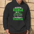 Echte Kerle Fahren Tractor Real Soccer Bunch Kapuzenpullover Lebensstil