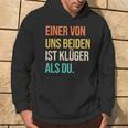 Eineron Uns Beiden Ist Klüger Als Du Retro Kapuzenpullover Lebensstil