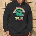 The End Is Near Cute And Happy Earth Felpa con cappuccio Estilo de vida