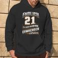 Endlich 21 Nur Noch Arwachsenwerden Geburtsjahr Birthday Kapuzenpullover Lebensstil