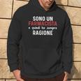 Farmacista Sempre Ragione Regalo Diverdente Felpa con cappuccio Estilo de vida