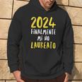 Finalmente Mi Ho Laureato Magliette Divertenti Laurea Uomo Felpa con cappuccio Estilo de vida