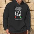 Fishing La Pesca Sta Chiamando Pescatore Felpa con cappuccio Estilo de vida