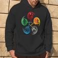 The Five Elements Of Qigong Tai Chi Felpa con cappuccio Estilo de vida